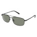 INVU B1201A Polarized Rectangular Aviator Sunglasses in Matte Black