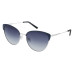 INVU Cat-Eye Silver and Blue Sunglasses INVU Cat-Eye Silver and Blue Sunglasses with Gradient Blue Lenses