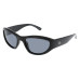 INVU IB22429A Polarized Cat-Eye Sunglasses in Matte Black