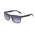 StyleMark L2511A Black Square Polarized Sunglasses with Gradient Dark Gray Lenses