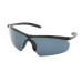 StyleMark L2590A Matte Black Wraparound Polarized Sunglasses with Solid Blue Lenses
