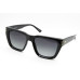 StyleMark L2601A Black Square Polarized Sunglasses with Gradient Gray Lenses