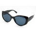 StyleMark L2603A Black Cat-Eye Polarized Sunglasses StyleMark L2603A Black Cat-Eye Polarized Sunglasses with Solid Dark Blue Lenses