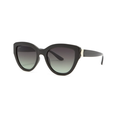 StyleMark L2553C Black Cat-Eye Polarized Sunglasses with Gradient Lenses