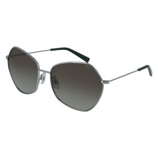 INVU T1002F Polarized Aviator Sunglasses in Shiny Silver